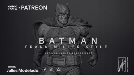 Julles Modelado - Batman Frank Miller Style - 3D Print Model