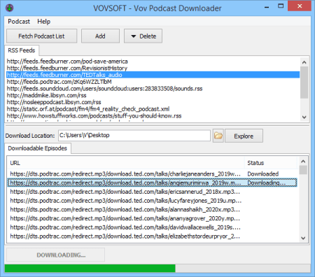 VovSoft Podcast Downloader 3.0