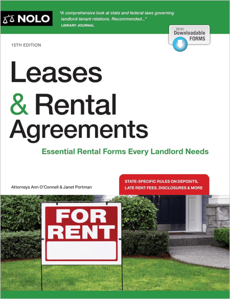 Leases & Rental Agreements, 15th Edition