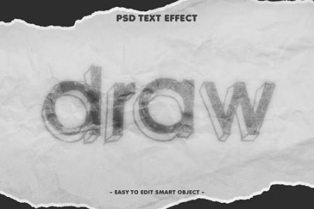 Draw Pencil Sketch Text Effect Layer Style - 85Y8JD7