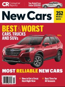 Consumer Reports New Cars – March 2024
