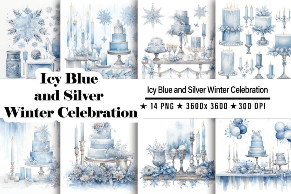 Icy Blue & Silver Winter Celebration