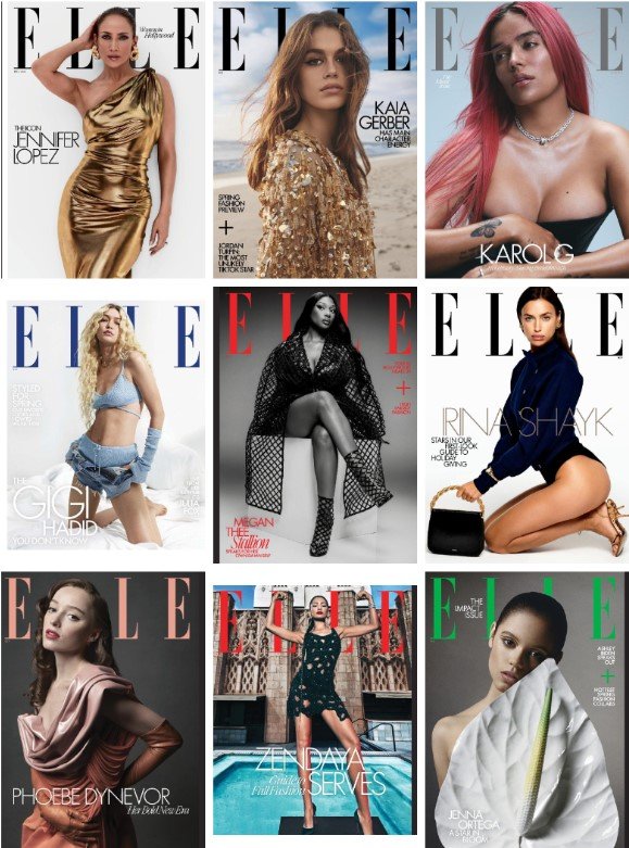 Elle Usa Magazine – Full Year 2023 Collection