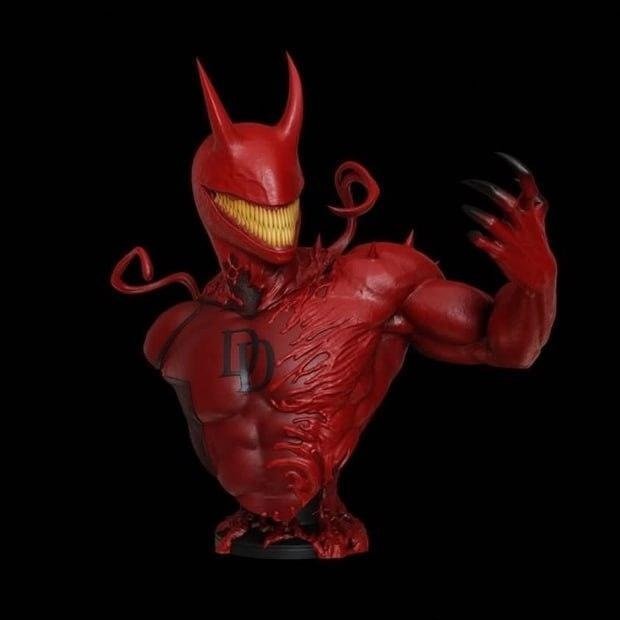 Carnage Daredevil Bust – 3d Print Model