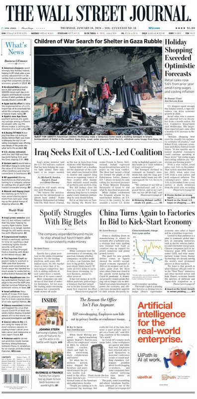 The Wall Street Journal – 18 January 2024