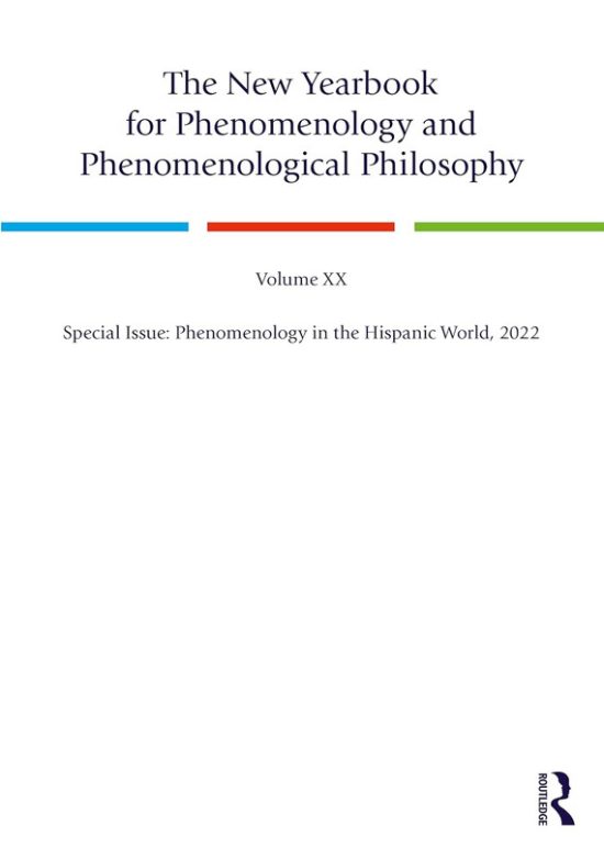 The New Yearbook For Phenomenology And Phenomenological Philosophy: Volume 20