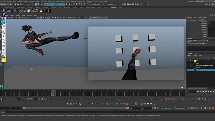 The Gnomon Workshop – Animating First And Third Person Shooter Attacks For Games