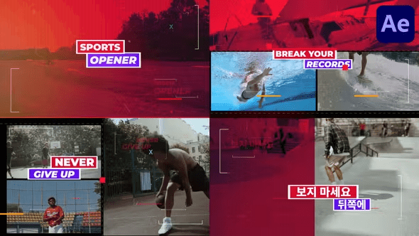 Videohive – Sports Opener For After Effects – 50863856