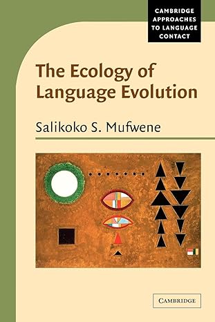 The Ecology Of Language Evolution