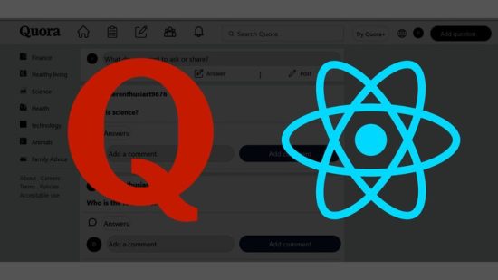 React – The Complete Guide Quora Website Clone