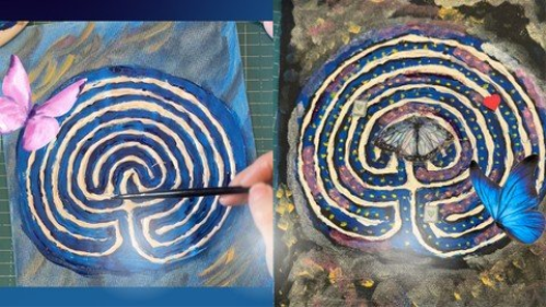 “find Your Center” Finger Labyrinth Creation Workshop