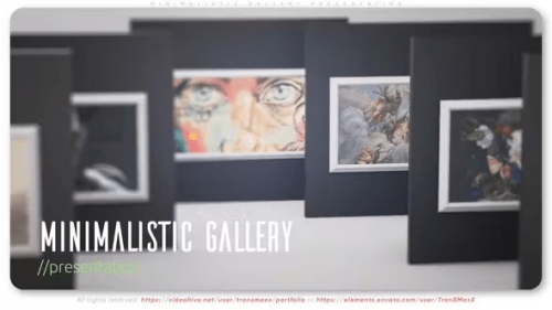 Videohive – Minimalistic Gallery Presentation 51609587