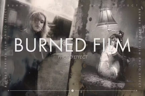Burned Film Photo Effect – 3j27nv3