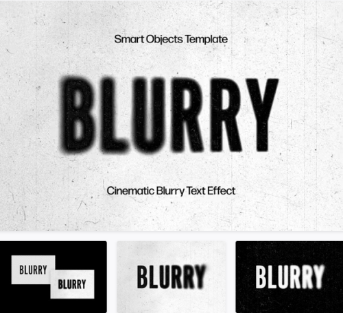 Side Blur Text Effect – 92508811