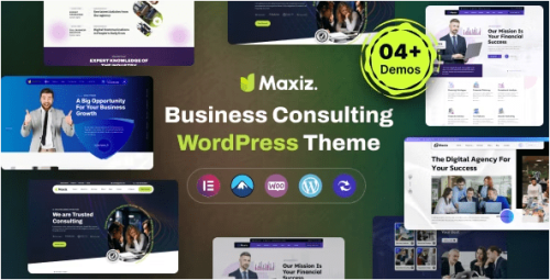Themeforest – Maxiz V1.0 – Business Consulting Wordpress Theme