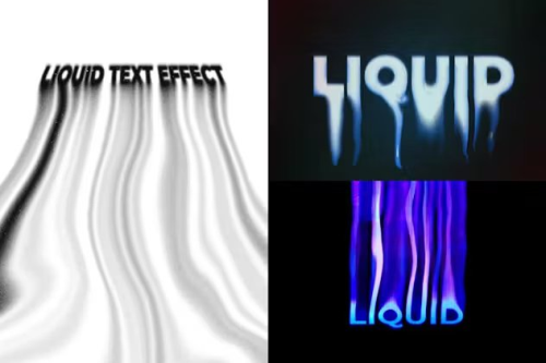 Liquid Text Effect – Ql4szxg