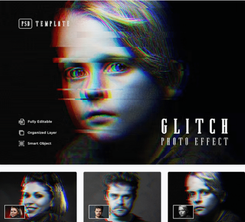 Glitch Photo Effect – 52p8u53
