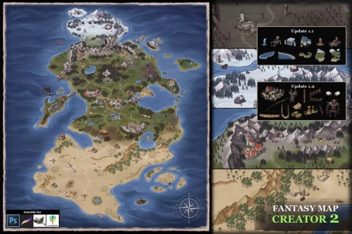 Unity Asset - Fantasy Map Creator 2 v1.2